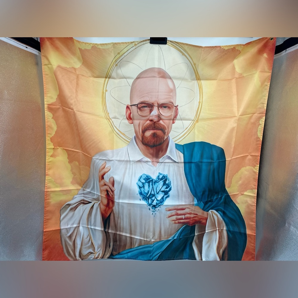 Walter White Tapestry Funny Meme Breaking Bad Flag Poster 4x4ft